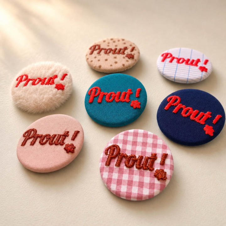 Badges Brodés Prout Artisanaux