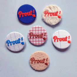 Badges Brodés Prout Artisanaux