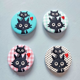 Badges Chatpitre Brodés Artisanaux
