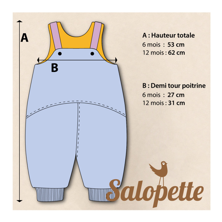 Salopette Chapignons