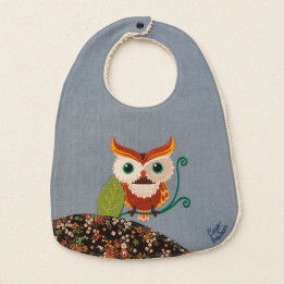 Bavoir Hibou