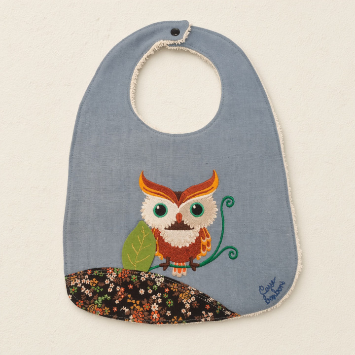 Bavoir Hibou