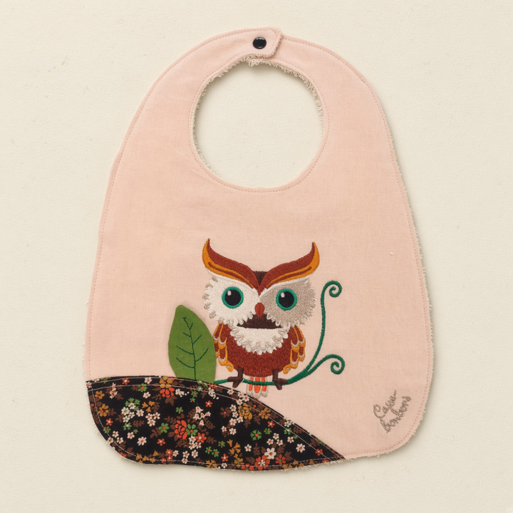Bavoir Hibou