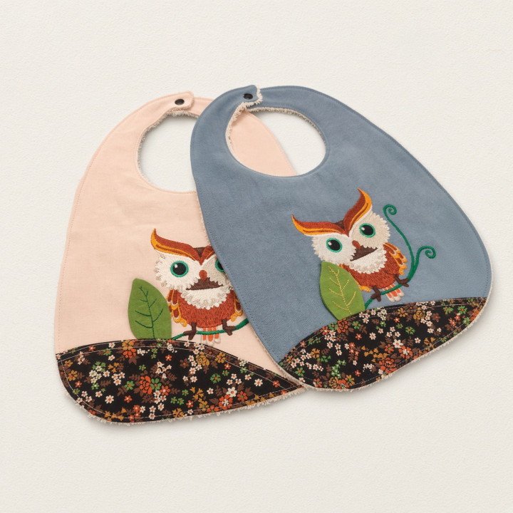 Bavoir Hibou