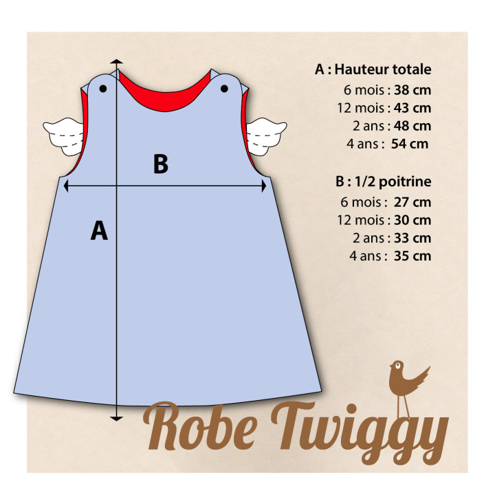 Robe réversible Twiggy Oizo