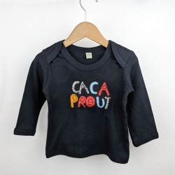 Tee-shirt "Cacaprout" noir