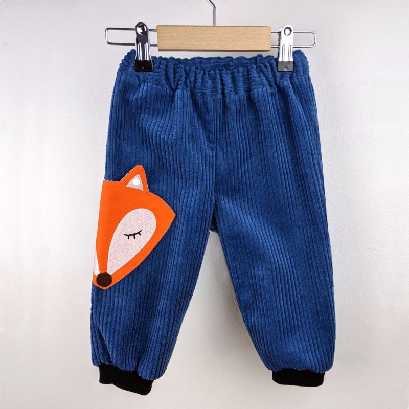 pantalon bébé original poche renard fabrication française